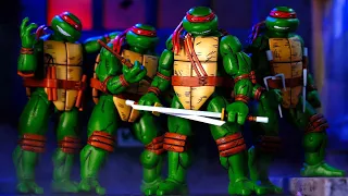 NECA COMIC Teenage Mutant Ninja Turtles!!!  Yeeeeah!! 🐢 🔥🐢🔥🐢🔥🐢