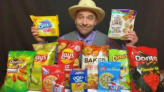 ASMR-Trying Unique American Snacks