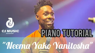 How to play " NEEMA YAKO YANITOSHA" Ft. Zoravo PIANO TUTORIAL 🎹🎹