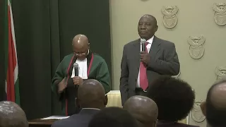 South Africa: Cyril Ramaphosa sworn in as president