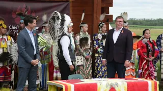 Trudeau, Moe help Cowessess mark historic transition to band-led child welfare