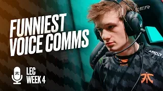 Fnatic's Funniest Voice Comms | Week 4