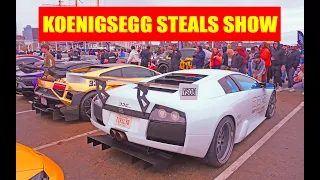 Goldrush Rally Boston- INSANE Supercars Arriving and Loud REVS! +DDE (Day 2)