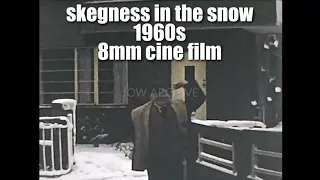 📽 skegness in the snow - 1960s - 8mm cine film