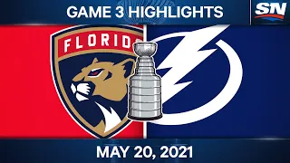 NHL Game Highlights | Panthers vs. Lightning, Game 3 – May 20, 2021
