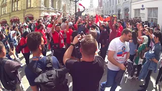 Fifa-2018. Болельщики из Египта в Москве.