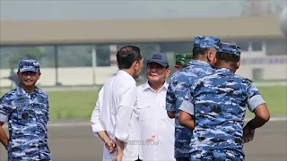 Ijin Pamit Hormat Ke Prabowo - Sehari Presiden Jokowi di Jatim dan Jateng