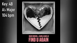 Mark Ronson ft. Camila Cabello - Find U Again // ACAPELLA & INSTRUMENTAL