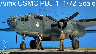 Airfix PBJ-1 USMC 1/72 Scale | Full Build video