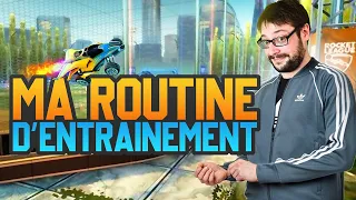 MA ROUTINE D'ENTRAÎNEMENT POUR ÊTRE RÉGULIER SUR ROCKET LEAGUE