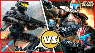 SPARTAN vs. REPUBLIC COMMANDO- HALO vs. STAR WARS - SCI-FI BASIS VERSUS