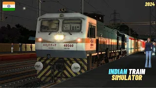 Indian Railways Train Simulator Pc Gameplay || Parallel Run + Overtake  || WDP 4D in Action