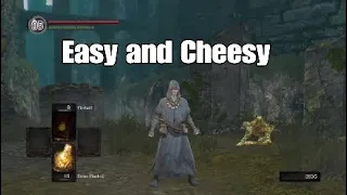 Dark Souls Remastered - Knight Lautrec at Firelink Shrine Easy (Cheesey way)