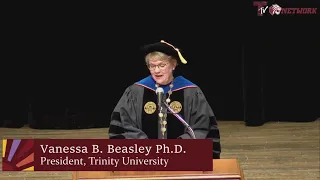 First female president is inaugurated at Trinity University