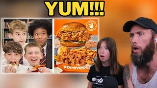 South African & Daughter React to Brits try Popeyes for the first time