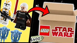 INSANE $400 LEGO Star Wars Minifigure Haul!! (Rare and Expensive Minifigs)