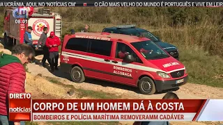 Fevereiro2023-Corpo de um homem dá à costa em São Martinho do Porto