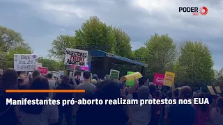 Manifestantes pró aborto realizam protestos nos EUA