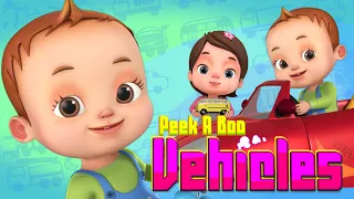 Peek a Boo - Learn Vehicles And More Nursery Rhymes & Kids Songs | Baby Ronnie Rhymes