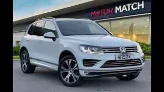 Used Volkswagen Touareg 3.0 TDI V6 BlueMotion Tech R-Line Tiptronic 4WD (s/s) - Motor Match Crewe