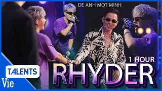 ĐỂ ANH MỘT MÌNH - 1HOUR - RHYDER rap melodic cực cuốn nghe mãi không chán | Rap Việt Audio Playlist