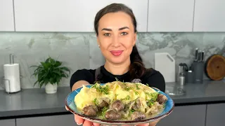 ВКУСНО так,что ВСЕ "ходят кругами" пока готовлю! Куриные СЕРДЕЧКИ, мягкие и нежные!Вкусно и недорого