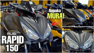 Akala ko Yamaha Aerox 155 🤯 RUSI RAPID 150 pala! 🤯🤯 Sobrang angas ng porma at napaka mura talaga!