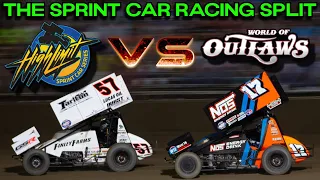 The Sprint Car Racing Split Of 2024: World Of Outlaws Vs. High Limit Racing