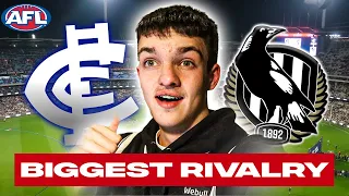 I Went To The BIGGEST AFL RIVALRY! *INSANE*