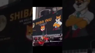 #shorts Shiba inu in Time Square #shibainu #btc