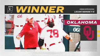 Oklahoma vs. Washington: NCAA softball super regional, Game 1