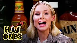 Kristen Bell Ponders Morality While Eating Spicy Wings | Hot Ones