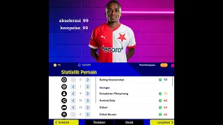 PEMAIN UNIK YIRA SOR,SPEED 99 AKSELERASI 99#efootball2023mobile