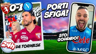 😢 BASTA PORTO SFIGA! 24 ORE DA TIFOSO del TORINO! TORINO 0-1 NAPOLI