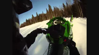 Arctic Cat 2014 ZR 8000 RR  wheelie test