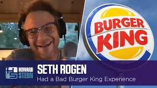 Seth Rogen Regrets Eating a Burger King Angry Whopper and a Weed Brownie