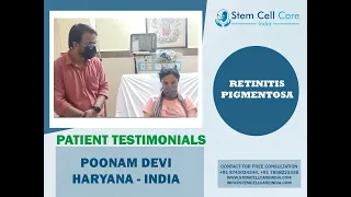 Patient with Retinitis Pigmentosa shares her experience at SCCI| RP treatment| stem cell therapy