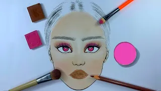 Even Shimmer Couldn’t Save This Look!! Face Chart Makeup Tutorial