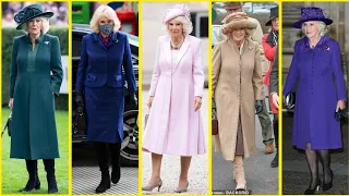 Queen Camilla Most Favourite Dresses design #fashion