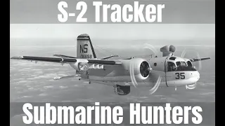 S-2 Tracker Submarine Hunter Stock Footage