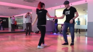 Boogie Woogie 6 count and basic moves with Markus and Jessica