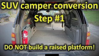 Turn your SUV into a camper!