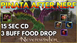 AFTER NERF: Pinata INCREASED Buff Food Drops, Cooldown REDUCED - Neverwinter Mod 26