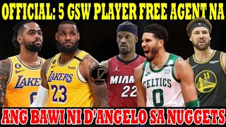 WOW D'ANGELO BABAGUHIN ang LAKERS, ITO "SUSI" para MANALO sa NUGGETS | 5 GSW PLAYER FREE Agent NA