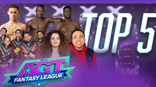 Who are the Top 5 finalists in AGT Fantasy League?