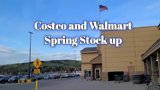 Costco and Walmart Spring stock up, Getting ready for Summer