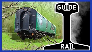 The railway carriage found abandoned in the woods