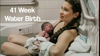 Positive, Peaceful, Calm, Labor & Delivery 41 week Natural Water Birth At Hospital! Inspiring Birth