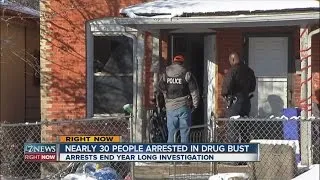 Nearly 30 people arrested in Denver drug bust