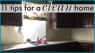 Clean in LESS Time! 11 EASY Tips to Clean AND Keep it that Way | Simple Zero Cost Tips to do NOW